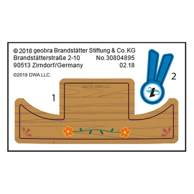 Etikett 9476 "Luckys Schlafzimmer"