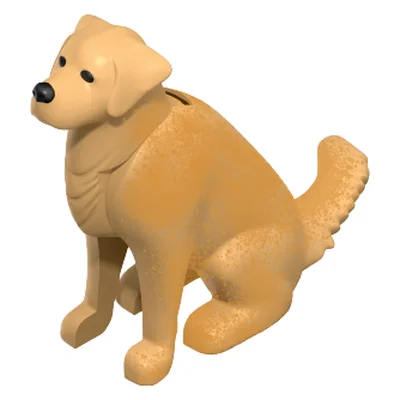 Retriever sitzend