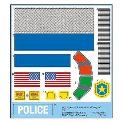 Etikett 9043 "Großer Polizei-Spezialeins