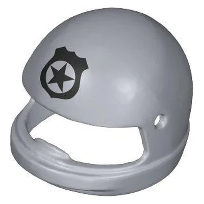 Helm-Motorradpolizist