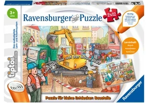 Tiptoi 00049 Für kleine Entdecker Puzzle Baustelle (2x12 Teile)