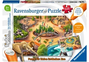 Tiptoi 00051 Für kleine Entdecker Puzzle Zoo (2x12 Teile)