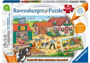 Tiptoi 00066 Für kleine Entdecker Puzzle Bauernhof (2x12 Teile)